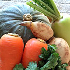 かぼちゃは”なんきん”。冬至は子どもと「ん」の付く食べ物や野菜を探してみよう