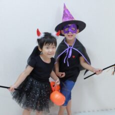【ハロウィン】ダイソーの仮装グッズ!親子でハロウィンを楽しもう
